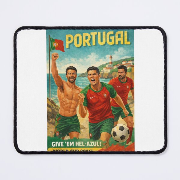 Item preview, Portugal Hel-Azul Spirit at Cabo da Roca and Belém Tower for FIFA World Cup 2026 designed and sold by Aryabek.