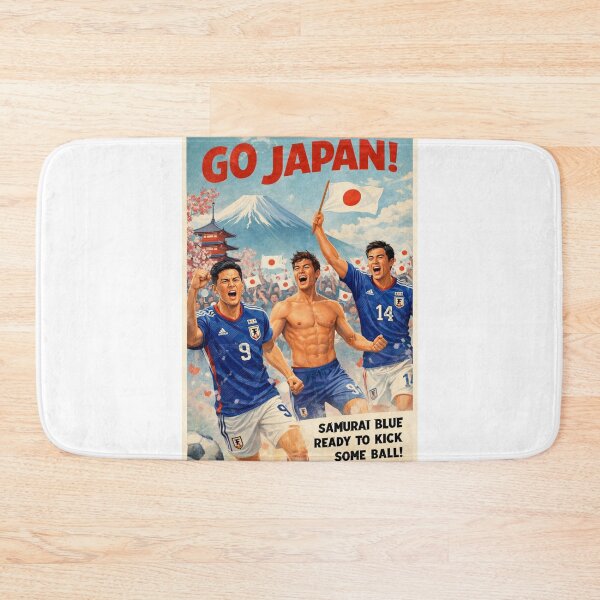 Item preview, Japan Samurai Blue Roar at Mount Fuji and Sensō-ji Tokyo for FIFA World Cup 2026 designed and sold by Aryabek.