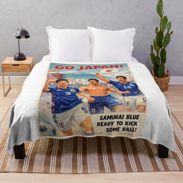 Item preview, Japan Samurai Blue Roar at Mount Fuji and Sensō-ji Tokyo for FIFA World Cup 2026 designed and sold by Aryabek.