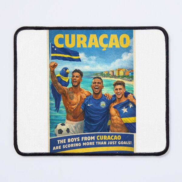Item preview, Curaçao Football Pride at Willemstad and Queen Emma Bridge for FIFA World Cup Dreams designed and sold by Aryabek.