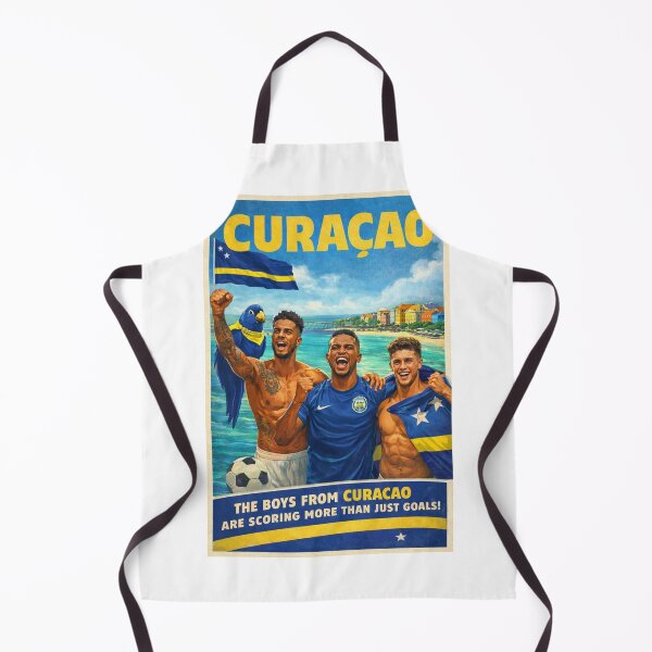 Item preview, Curaçao Football Pride at Willemstad and Queen Emma Bridge for FIFA World Cup Dreams designed and sold by Aryabek.