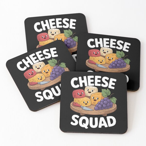 Item preview, Cheese Squad Different Types Of Cheese On A Platter designed and sold by IdunayaStore.