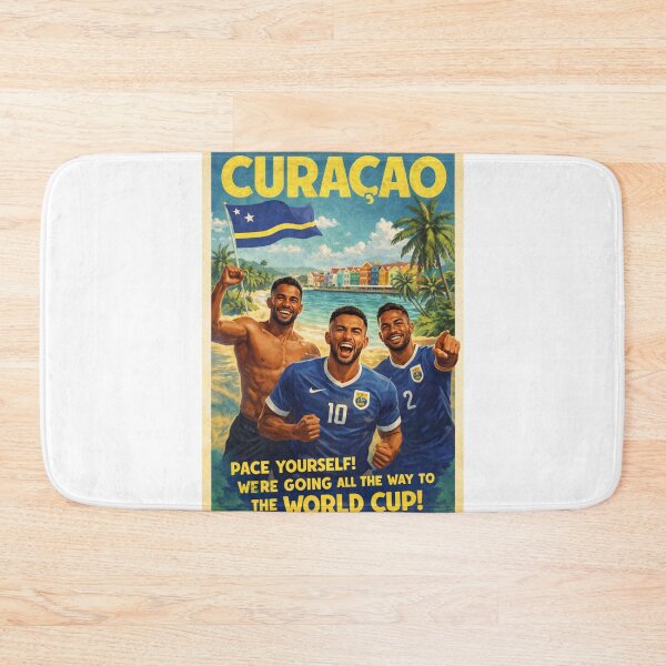 Item preview, Curaçao Willemstad Waterfront Football Energy near Queen Emma Bridge and Handelskade designed and sold by Aryabek.