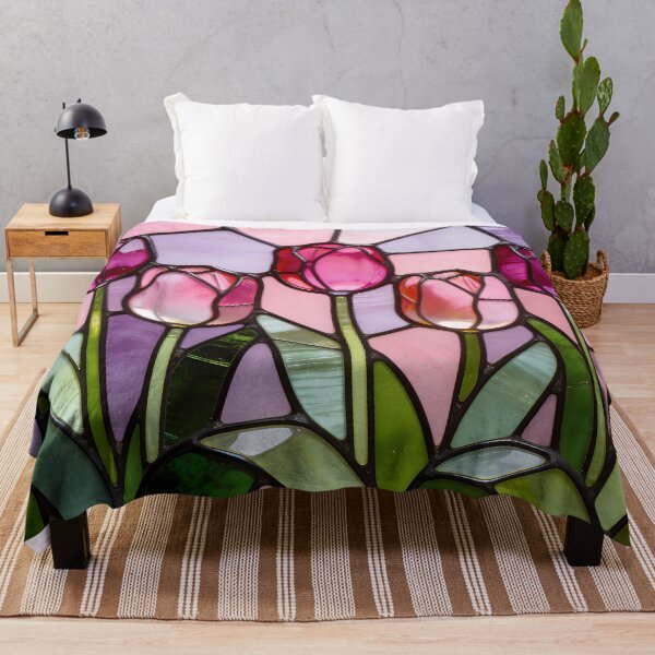 Item preview, Stained Glass Tulips designed and sold by CalmnessbyChoice.