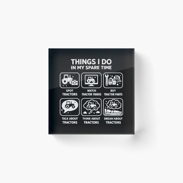 Item preview, Things I Do In My Spare Time Tractor Lover, Funny Farmer, Tractor Fan Gift, Farming Humor designed and sold by gusmanvinagetti.