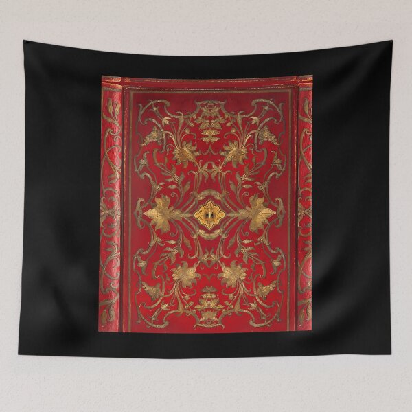 Item preview, Antique Red Leather Gold Ornate Book Cover designed and sold by snbavrey64.