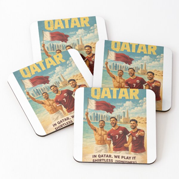 Item preview, Qatar Doha Skyline and Katara Cultural Village Football Spirit for FIFA World Cup Legacy designed and sold by Aryabek.
