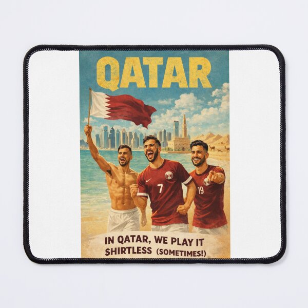 Item preview, Qatar Doha Skyline and Katara Cultural Village Football Spirit for FIFA World Cup Legacy designed and sold by Aryabek.