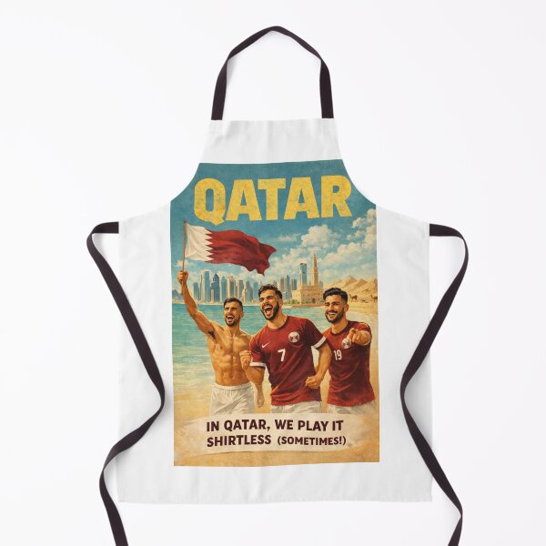 Item preview, Qatar Doha Skyline and Katara Cultural Village Football Spirit for FIFA World Cup Legacy designed and sold by Aryabek.