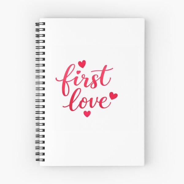 Item preview, First Love – Romantic Minimal Typography Sticker designed and sold by Lovestickerco.