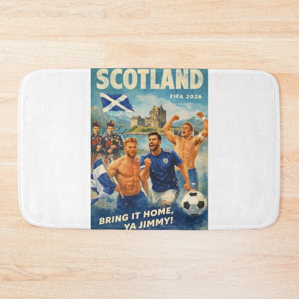 Item preview, Scotland Highlands Football Pride at Eilean Donan Castle and Loch Duich for FIFA 2026 designed and sold by Aryabek.