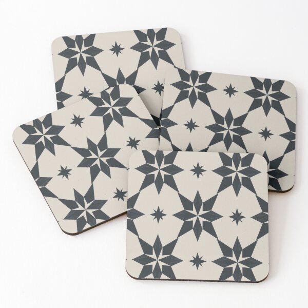Item preview, Retro Geometric Star Tile Pattern - Vintage Star Tile Pattern designed and sold by ViralVibeLab.