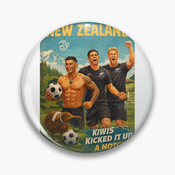 Item preview, New Zealand All Whites Celebration at Aoraki Mount Cook and Auckland for Global Football designed and sold by Aryabek.