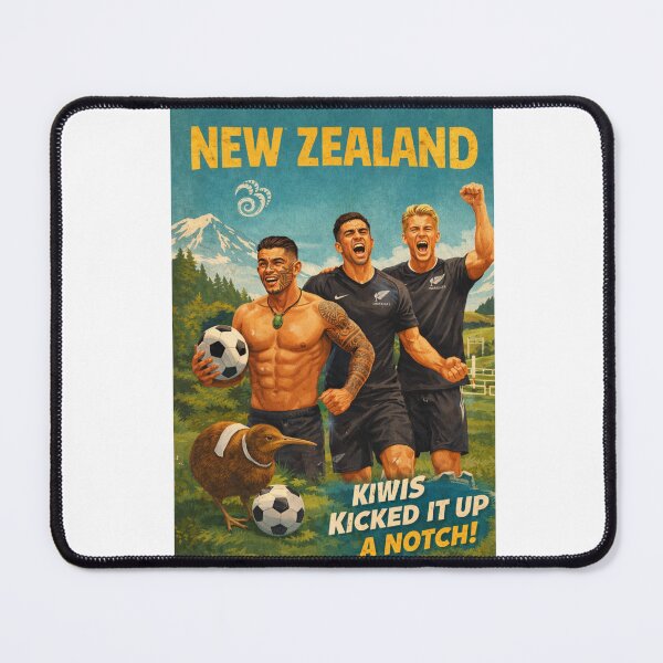 Item preview, New Zealand All Whites Celebration at Aoraki Mount Cook and Auckland for Global Football designed and sold by Aryabek.