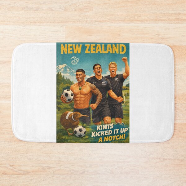 Item preview, New Zealand All Whites Celebration at Aoraki Mount Cook and Auckland for Global Football designed and sold by Aryabek.