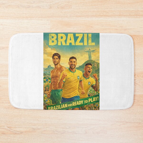 Item preview, Brazil Football Passion at Rio de Janeiro and Christ the Redeemer for FIFA World Cup Glory designed and sold by Aryabek.