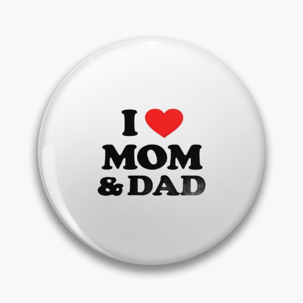 Item preview, Heart Mom & Dad Cute Family Love Design • Sweet Parents Appreciation Gift • Matching Family Art designed and sold by Bright Nest Studio.