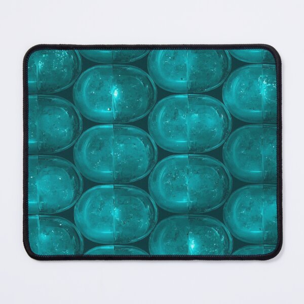 Item preview, Turquoise Sci-Fi Capsule Pattern - Futuristic Neon Bio-Cell Pattern designed and sold by ViralVibeLab.
