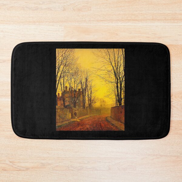 Item preview, Vintage Autumn Lane Evening Landscape Painting designed and sold by snbavrey64.