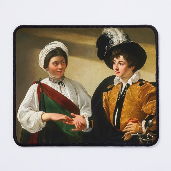 Item preview, Caravaggio Fortune Teller Baroque Painting Classical Art Print designed and sold by TheSoulOfArt.