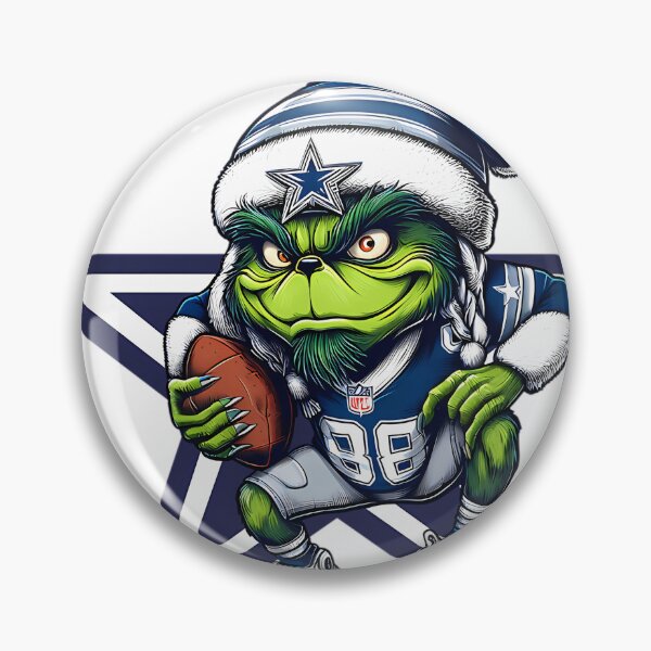 Item preview, Dallas Cowboys Grinch Football Player designed and sold by JuSilveira.