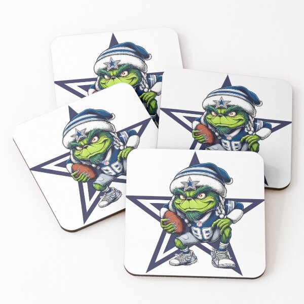 Item preview, Dallas Cowboys Grinch Football Player designed and sold by JuSilveira.