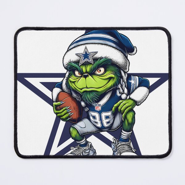 Item preview, Dallas Cowboys Grinch Football Player designed and sold by JuSilveira.