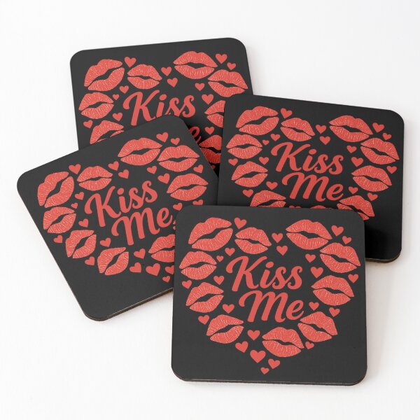 Item preview, Kiss Me Lips Heart – Romantic Love & Valentine Design designed and sold by myforestfog.