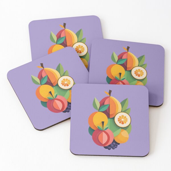 Item preview, Vibrant Geometric Pop Art Fruit Still Life designed and sold by AlxVel.