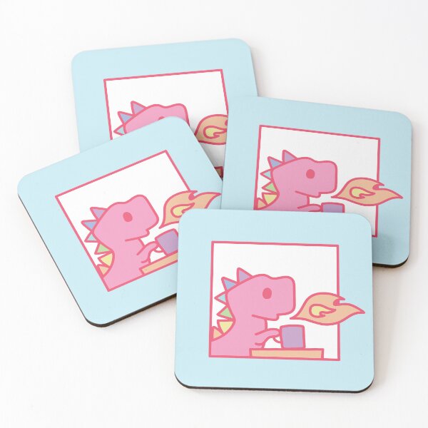 Item preview, dinosaur drinking a hot morning coffee designed and sold by HayItsNay.