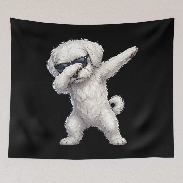 Item preview, Dabbing Maltese Dog Mom Dad Lover designed and sold by TerryConnells.