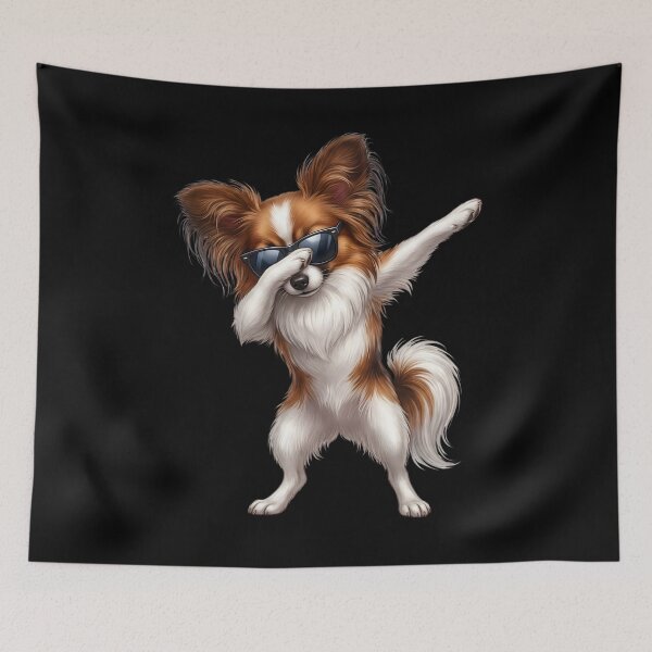 Item preview, Dabbing Papillon Dog Mom Dad Lover designed and sold by TerryConnells.