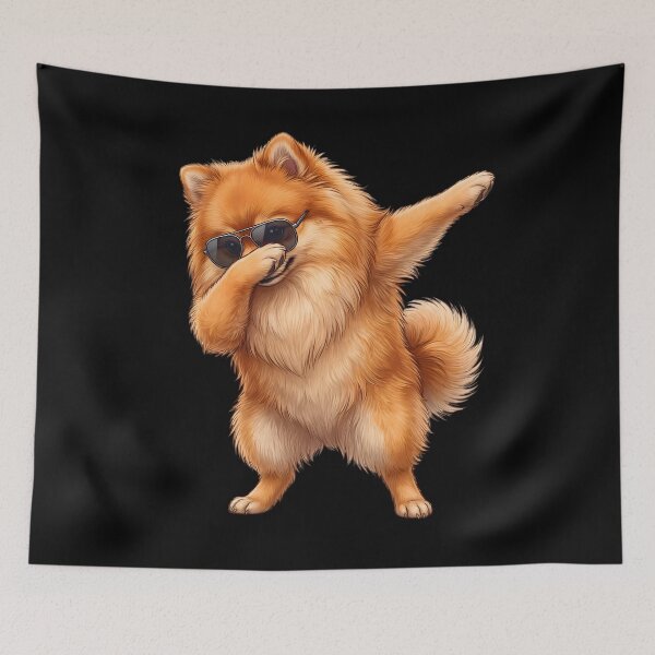 Item preview, Dabbing Pomeranian Dog Mom Dad Lover designed and sold by TerryConnells.
