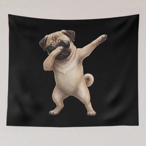 Item preview, Dabbing Pug Dog Mom Dad Lover designed and sold by TerryConnells.
