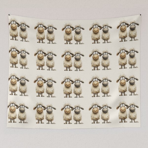 Item preview, Gorgeous Sheep ' Me and Ewe ’ BY SHiRLeY MacARTHuR designed and sold by Shirley MacArthur Art.