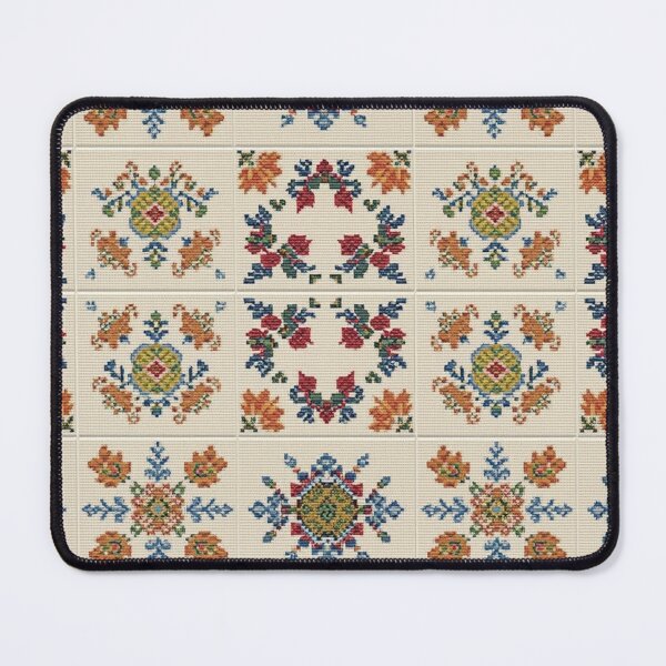 Item preview, Vintage Floral Cross Stitch Embroidery Pattern designed and sold by ViralVibeLab.