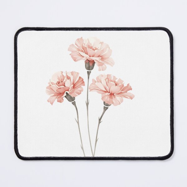 Item preview, Pink clove flowers watercolor painting designed and sold by uunaa.