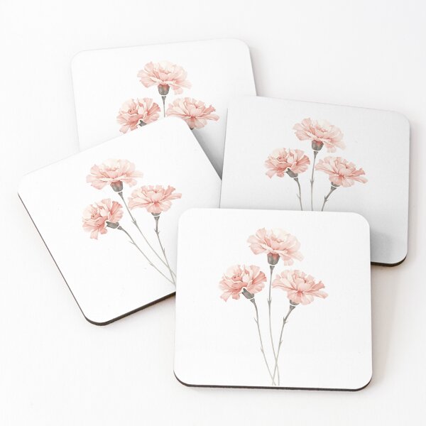 Item preview, Pink clove flowers watercolor painting designed and sold by uunaa.