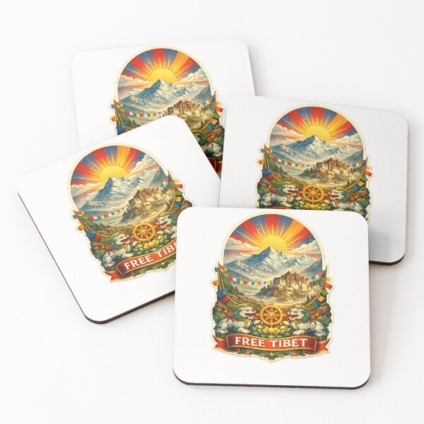 Item preview, Free Tibet Potala Palace and Himalayan Peaks near Lhasa on the Tibetan Plateau designed and sold by Places On Earth.