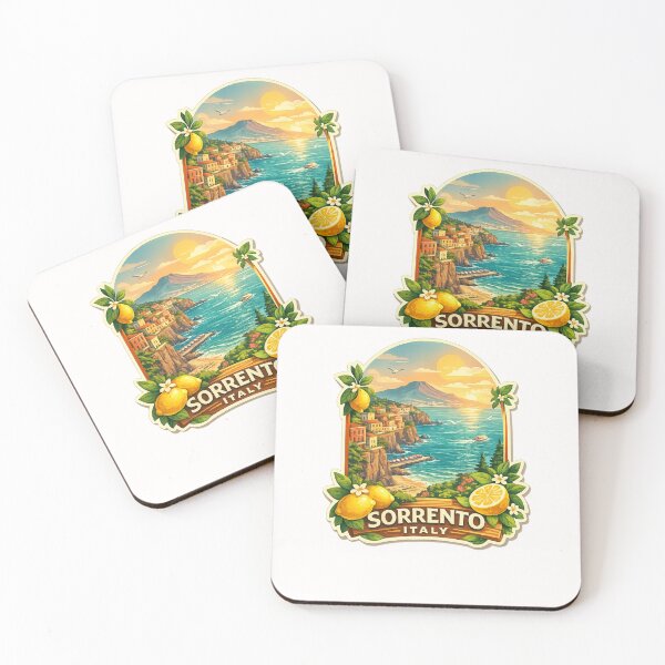 Item preview, Sorrento Amalfi Coast Panorama with Mount Vesuvius and Gulf of Naples designed and sold by Places On Earth.