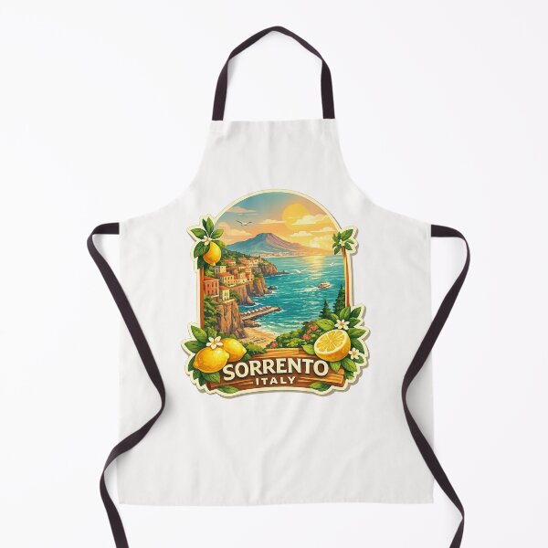 Item preview, Sorrento Amalfi Coast Panorama with Mount Vesuvius and Gulf of Naples designed and sold by Places On Earth.