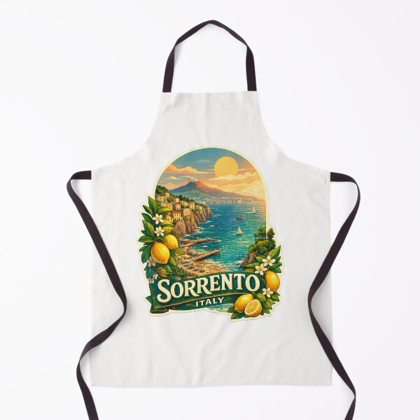 Item preview, Sorrento Amalfi Coast Panorama with Mount Vesuvius and Gulf of Naples Sunset designed and sold by Places On Earth.