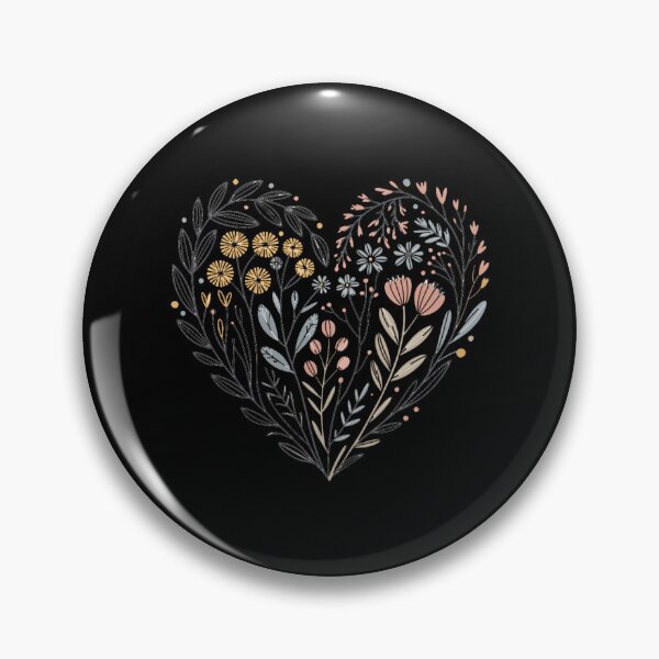 Item preview, Flower Heart Wildflower Wild Flowers Floral Flower designed and sold by IdunayaStore.