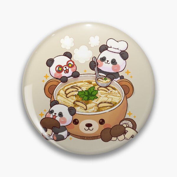 Item preview, Cozy Panda Soup Time designed and sold by NasDoodleArt.