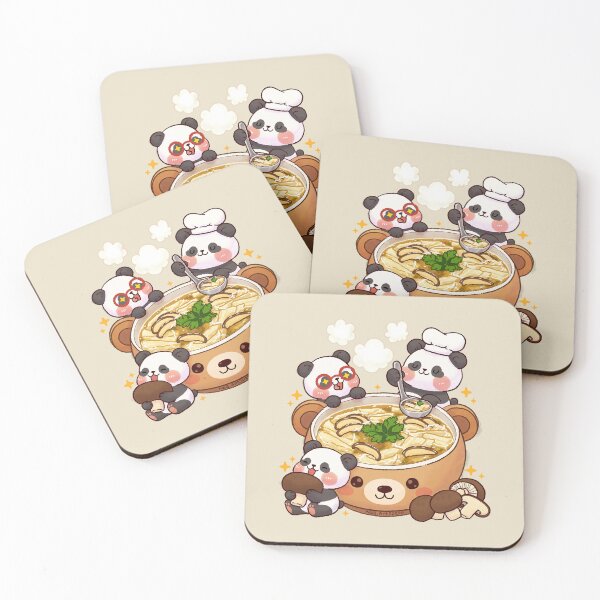Item preview, Cozy Panda Soup Time designed and sold by NasDoodleArt.