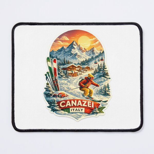 Item preview, Canazei Val di Fassa Ski Slopes with Marmolada and Sellaronda Dolomites designed and sold by Places On Earth.