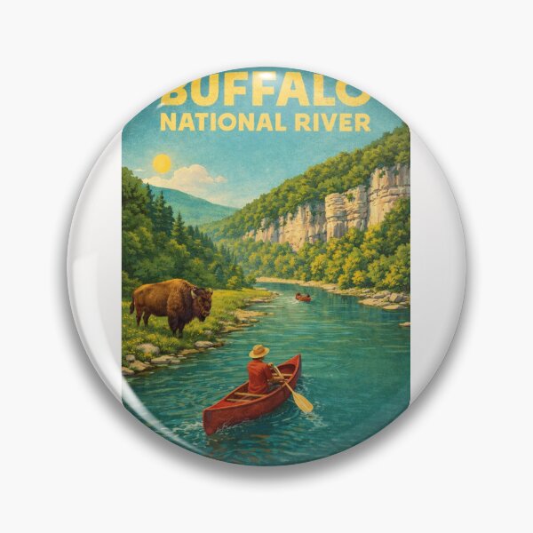 Item preview, Buffalo National River Arkansas Ozark Mountains Wilderness near Ponca designed and sold by Places On Earth.