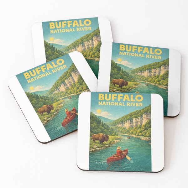 Item preview, Buffalo National River Arkansas Ozark Mountains Wilderness near Ponca designed and sold by Places On Earth.