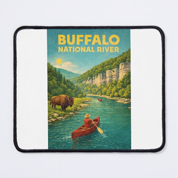 Item preview, Buffalo National River Arkansas Ozark Mountains Wilderness near Ponca designed and sold by Places On Earth.