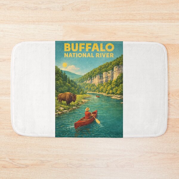 Item preview, Buffalo National River Arkansas Ozark Mountains Wilderness near Ponca designed and sold by Places On Earth.